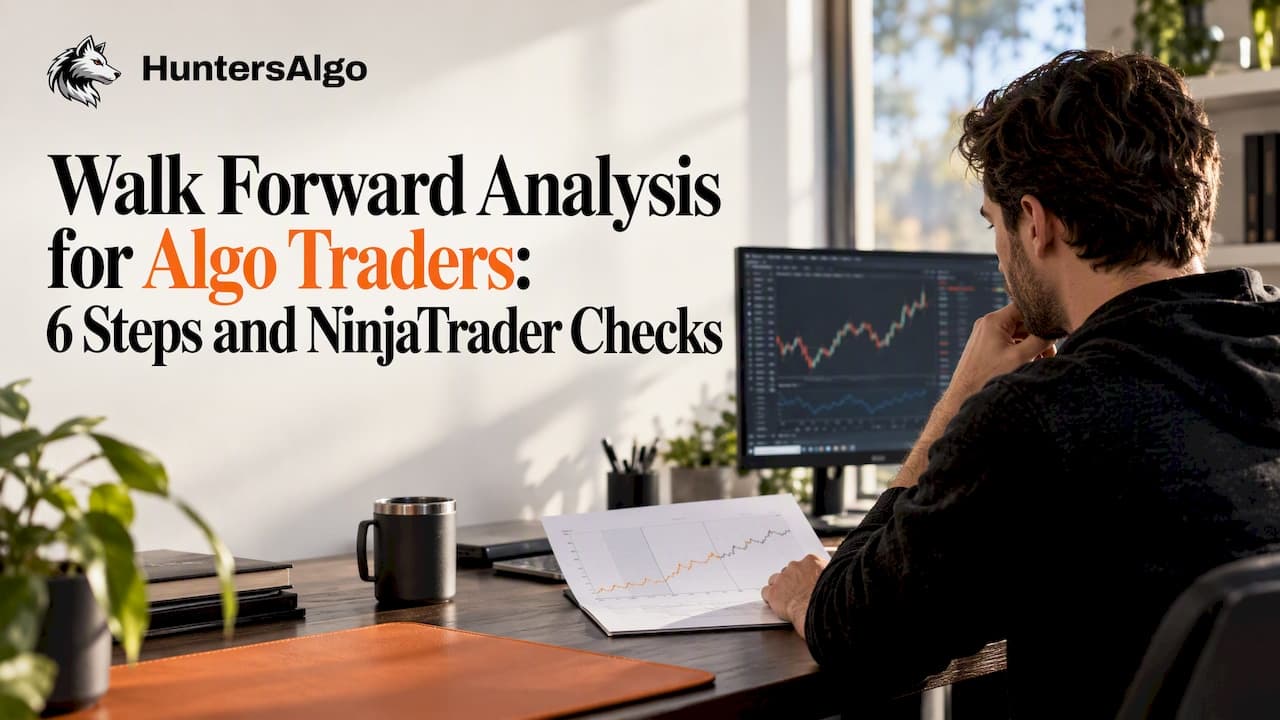 Walk Forward Analysis for Algo Traders: 6 Steps and NinjaTrader Checks